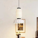 Japandi Silk Lantern LED Pendant Light – Yukari lampasa.com