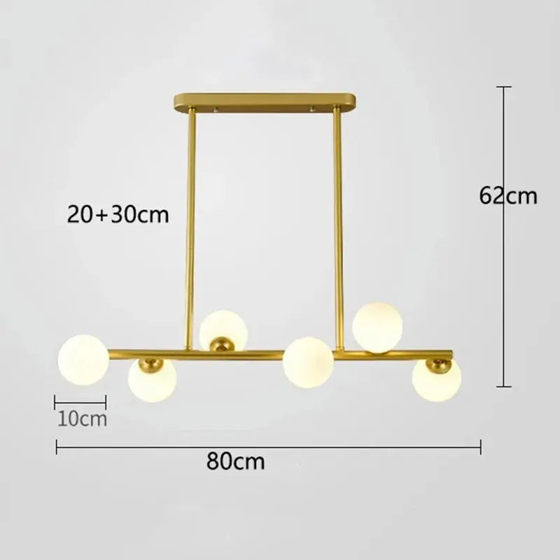 Meya – Nordic Dimmable LED Pendant Light for Dining Tables and Bars Monalume.com