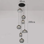 Tyra – Modern Spiral Dimmable LED Staircase Chandelier Lampasa.com