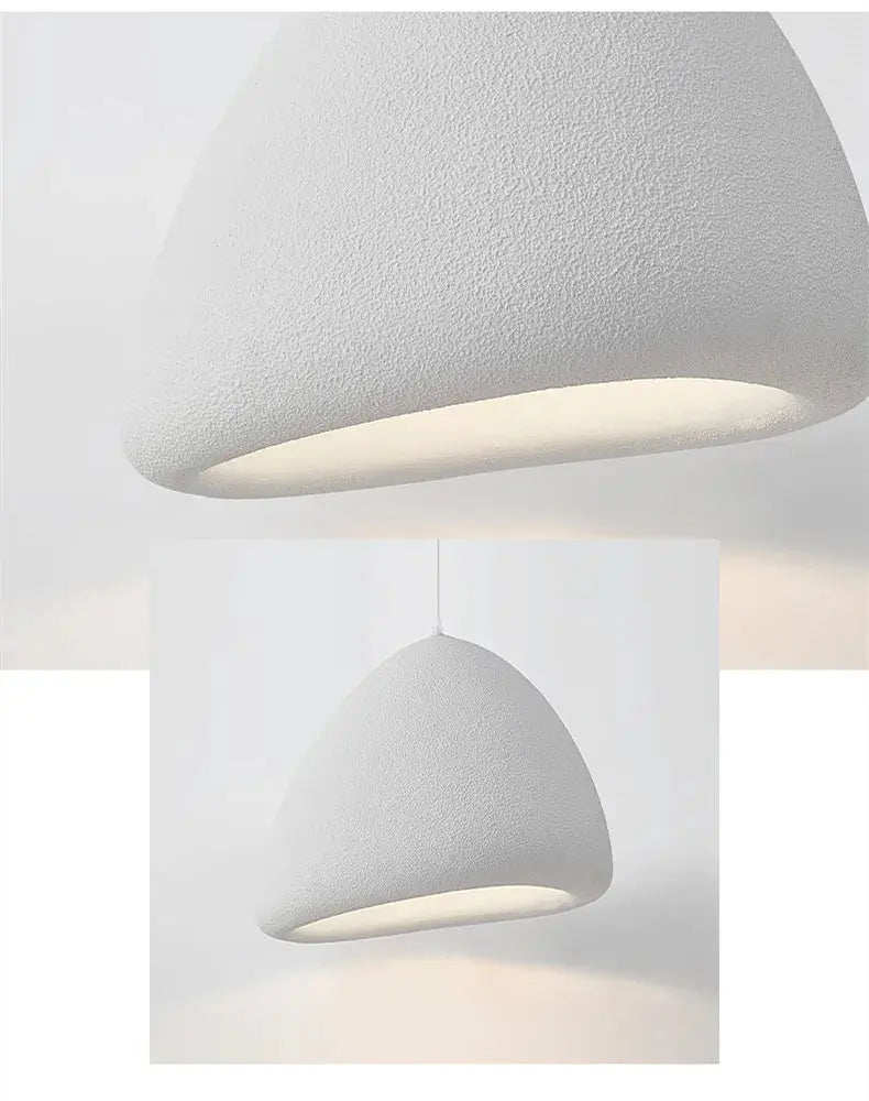Yuko – Handmade Japanese Wabi-Sabi LED Pendant Light for Natural and Minimalist Interiors Monalume