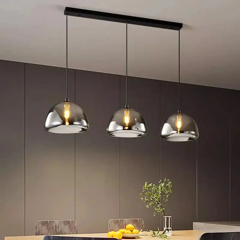 Ingvar – Dimmable Glass LED Pendant Light for Dining Tables and Bars Monalume.com