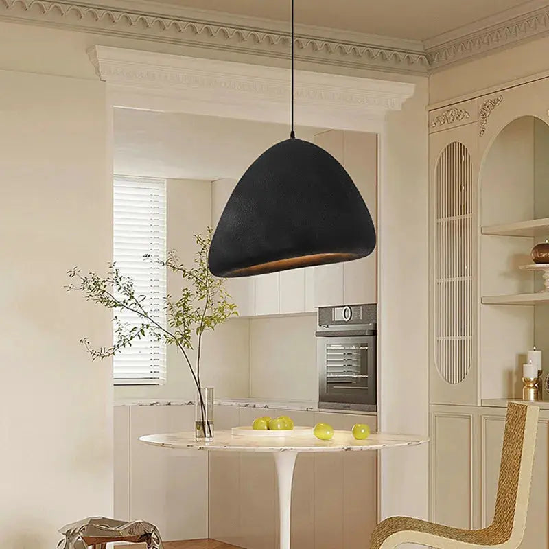 Yuko – Handmade Japanese Wabi-Sabi LED Pendant Light for Natural and Minimalist Interiors Monalume