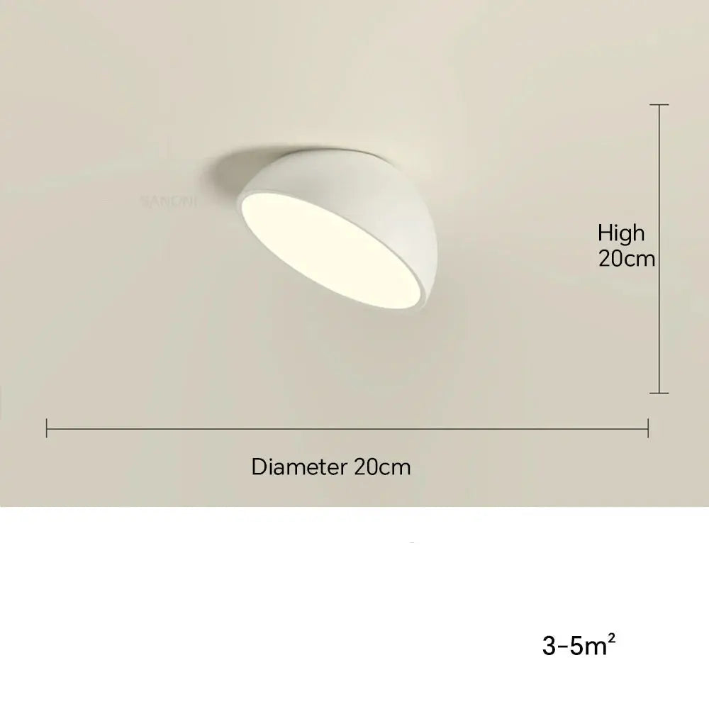 Lykke – Nordic Honeycomb Style LED Ceiling Lamp for Modern, Geometric Lighting Monalume