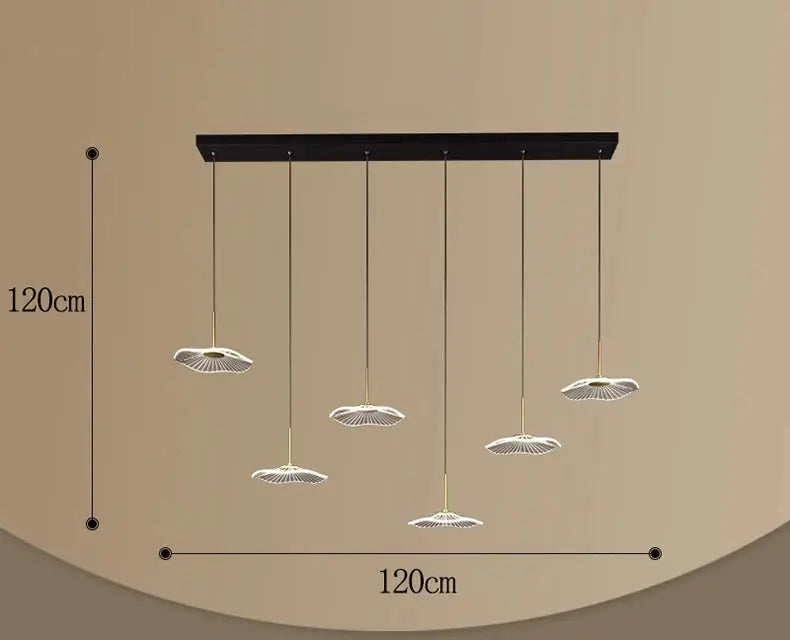 Nyelle – Modern Dimmable LED Dining Table lamp/ Bar Lamp With Spotlights Lampasa.com