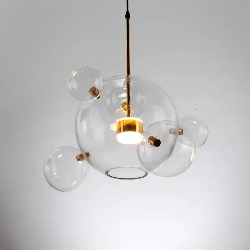Edzard – Unique Glass Bubble Dimmable LED Pendant Light for Modern Interiors Monalume.com