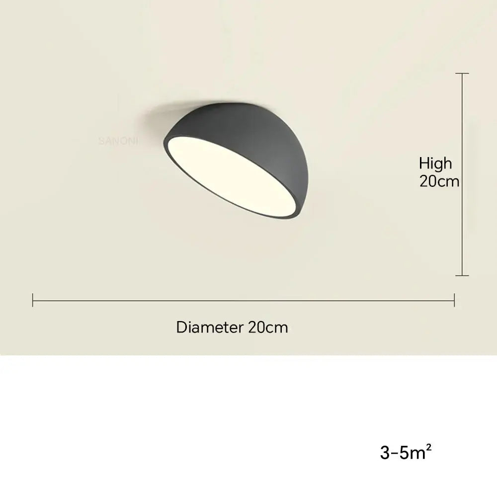 Lykke – Nordic Honeycomb Style LED Ceiling Lamp for Modern, Geometric Lighting Monalume