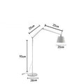 Filippa – Modern Arc Dimmable LED Floor Lamp Lampasa.com