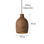 Satoko – Handmade Japanese Wabi-Sabi LED Pendant Light for Calm and Minimalist Interiors Monalume