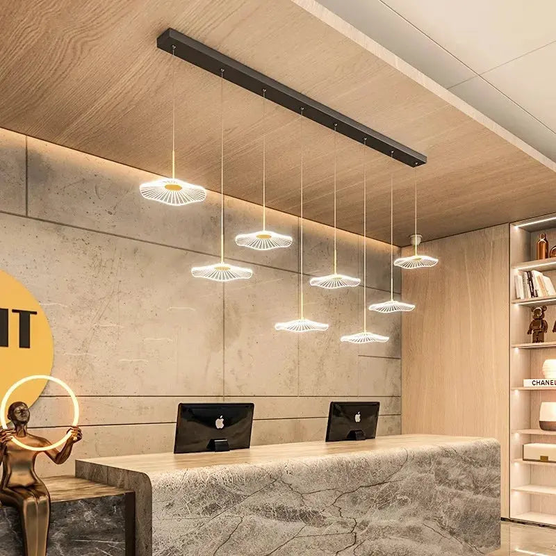 Nyelle – Modern Dimmable LED Dining Table lamp/ Bar Lamp With Spotlights Lampasa.com