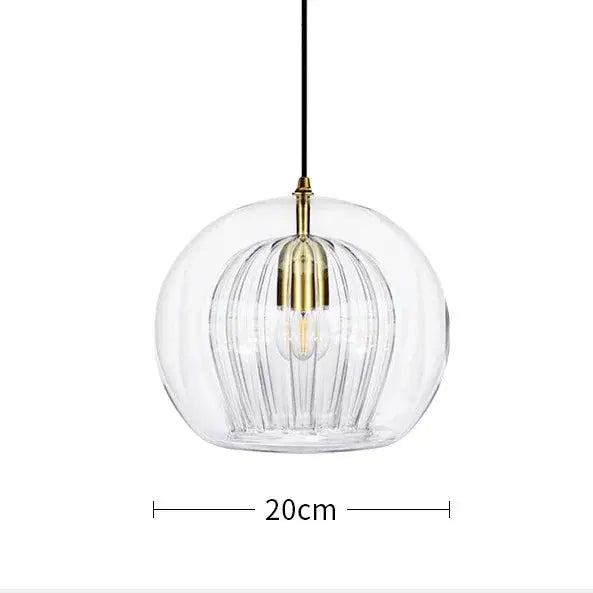Liam – Nordic Modern LED Pendant Light with Elegant Glass Shade Lampasa.com