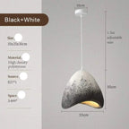 Kaia – Handmade Japandi Wabi-Sabi LED Pendant Light for Serene, Minimalist Interiors Monalume.com