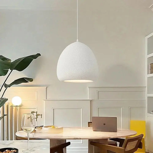 Akari – Handmade Japanese Wabi-Sabi LED Pendant Light for Minimalist Natural Interiors Monalume