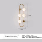 Modern Simple Frosted LED Glass Wall Light – Lumevo lampasa.com