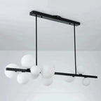 Alvin – Modern LED Pendant Light with Metal and Glass Design for Dining Tables and Bars Monalume.com