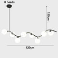 Isak – Dimmable LED Pendant Light with Milky Glass Shade for Dining Tables and Bars Monalume.com