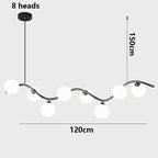 Isak – Dimmable LED Pendant Light with Milky Glass Shade for Dining Tables and Bars Monalume.com