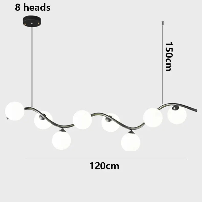 Isak – Dimmable LED Pendant Light with Milky Glass Shade for Dining Tables and Bars Monalume.com