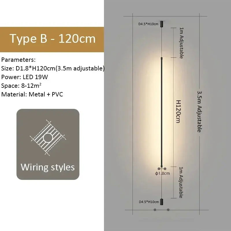 Harald – Modern LED Floor Lamp for Sleek, Ambient Lighting Monalume