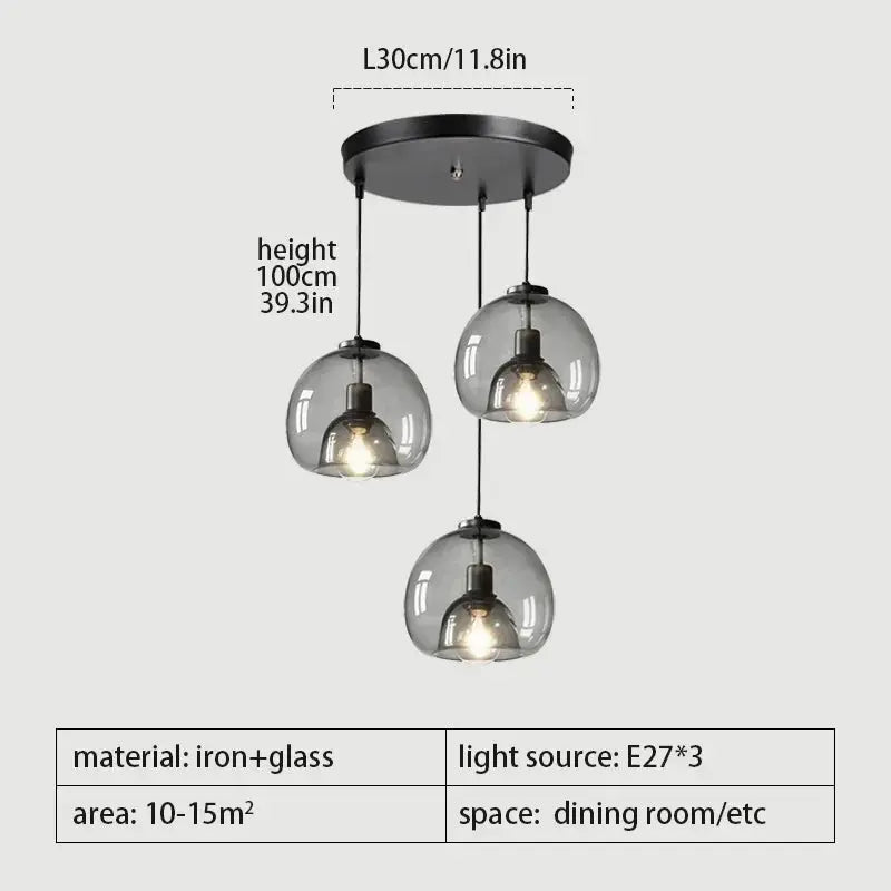 Mayla – Nordic Modern LED Pendant Lamp for Sleek, Minimalist Spaces Monalume