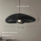 Emmi – Handmade Japandi Wabi-Sabi LED Pendant Light for Minimalist Natural Interiors Monalume.com