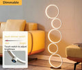 Orion - Modern Circle Design Dimmable Arc Floor Lamp Lampasa.com