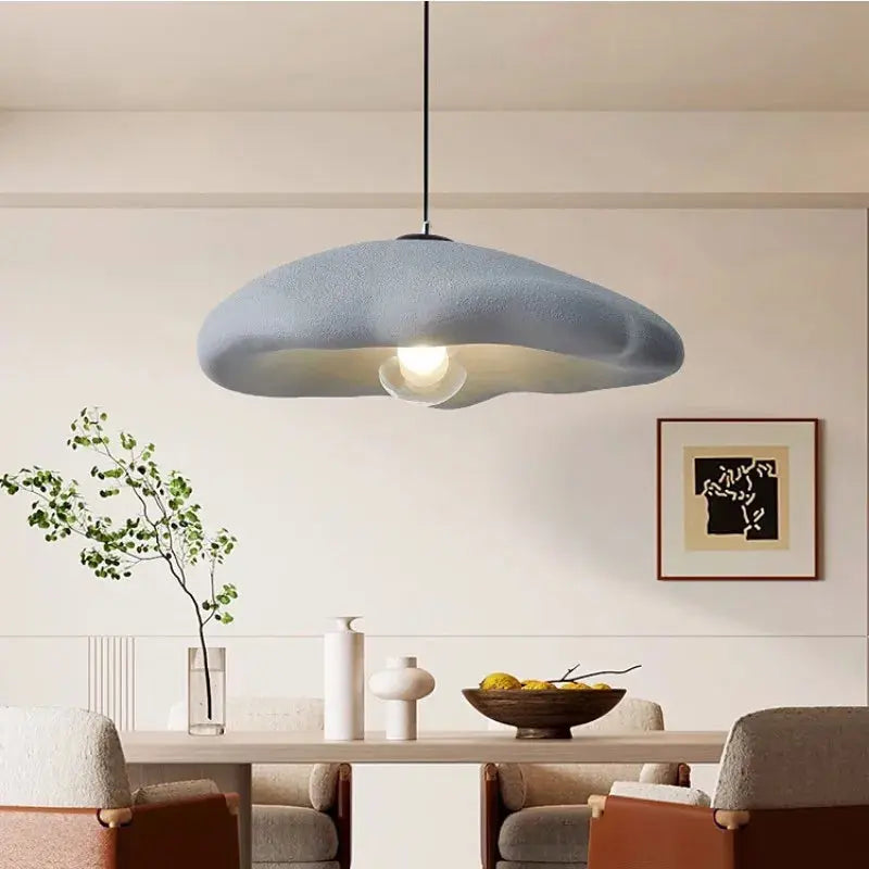 Emmi – Handmade Japandi Wabi-Sabi LED Pendant Light for Minimalist Natural Interiors Monalume.com