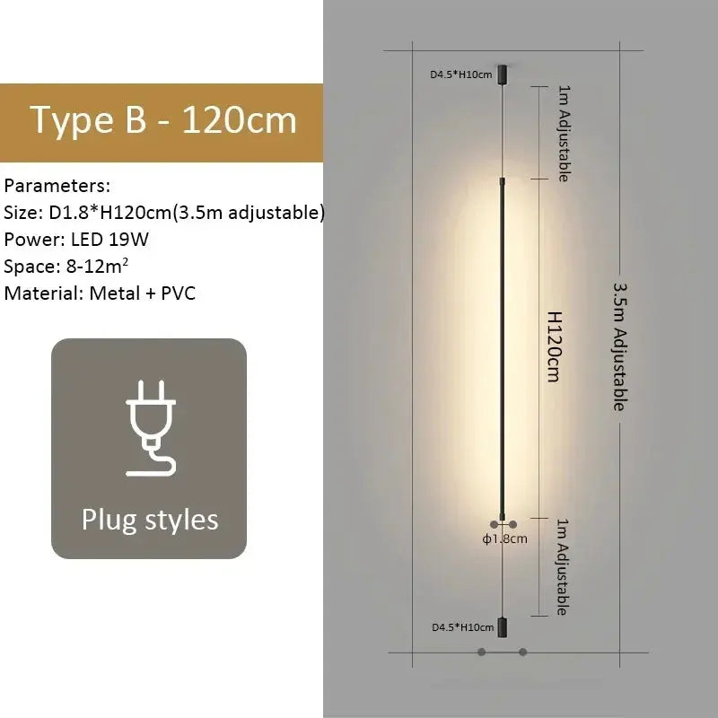 Harald – Modern LED Floor Lamp for Sleek, Ambient Lighting Monalume