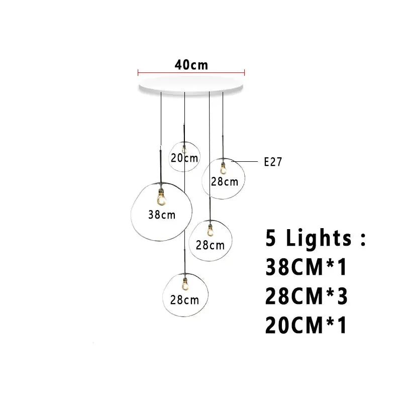 Elna – Modern Lava-Inspired Nordic LED PVC Ball Pendant Lamp for Bold, Stylish Lighting Monalume