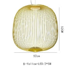 Dagmar – Designer Birdcage Dimmable Pendant Lamp for Unique, Stylish Lighting Monalume