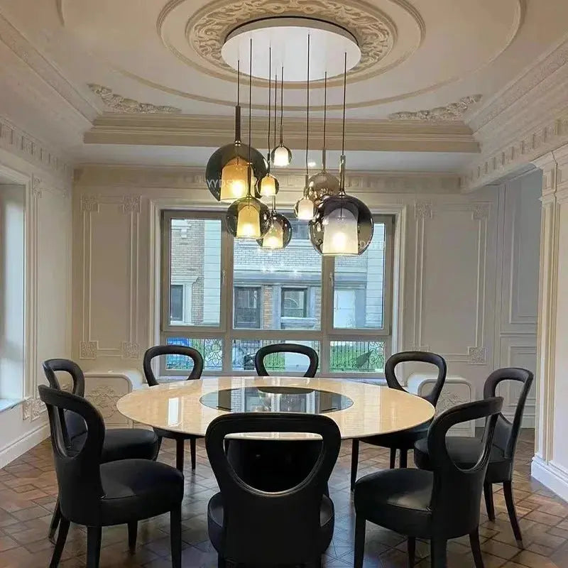 Odin – Luxury Elegant Glass Ball LED Pendant Lamp for Sophisticated Interiors Monalume