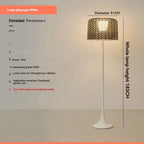 Jorunn – Waterproof IP54 Outdoor Solar LED Rattan Floor Lamp for Eco-Friendly Spaces Monalume