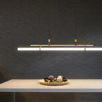 Nilsson – Dimmable Modern LED Pendant Light with Long Tube Design for Dining Tables and Bars Monalume.com