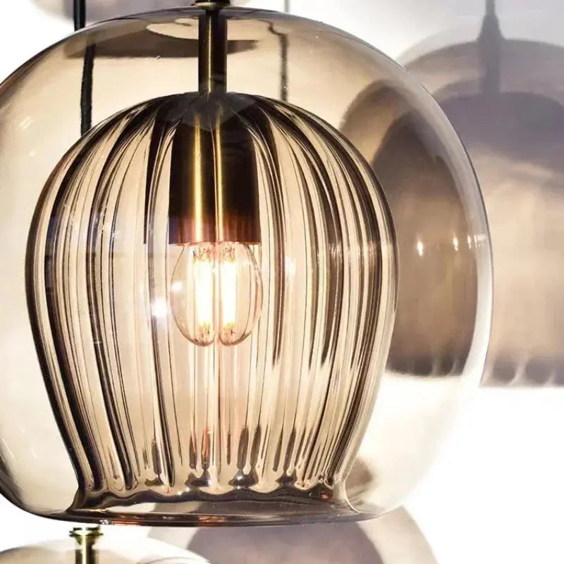 Liam – Nordic Modern LED Pendant Light with Elegant Glass Shade Lampasa.com