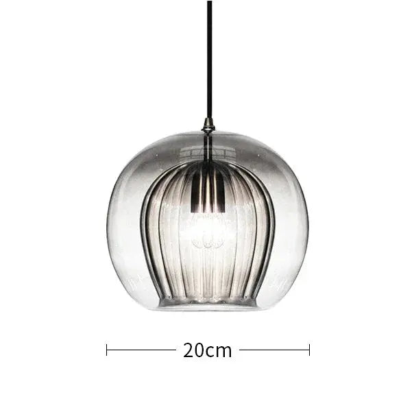 Liam – Nordic Modern LED Pendant Light with Elegant Glass Shade Lampasa.com