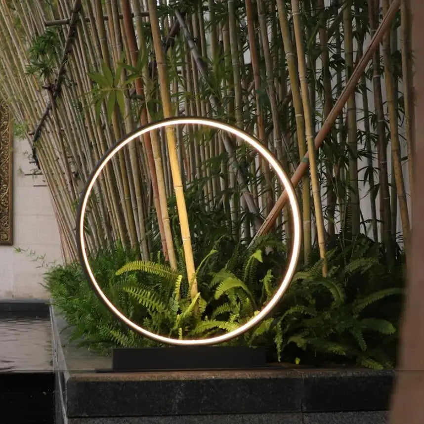 Nanna – Waterproof IP68 Outdoor Round LED Floor Lamp for Durable Lighting Monalume