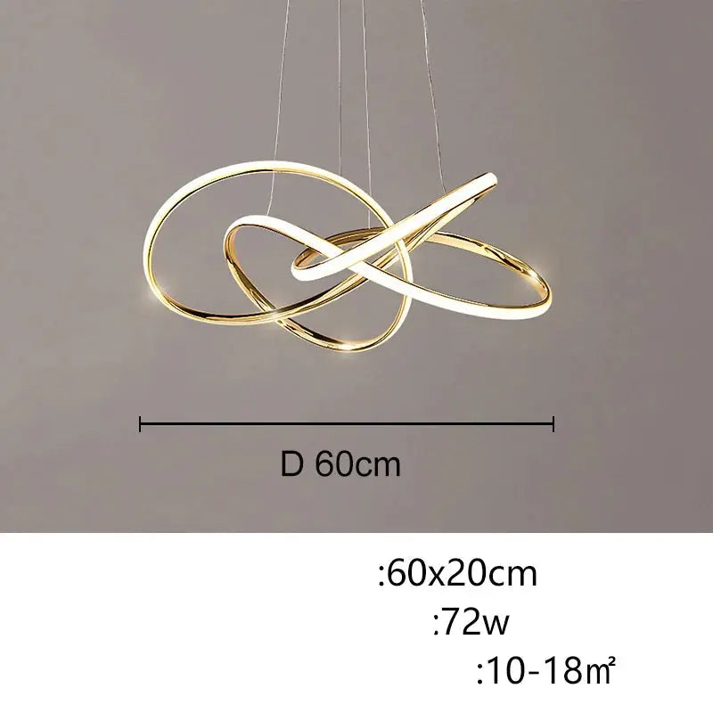 Ashild – Nordic Modern Geometric Line Dimmable LED Pendant Lamp for Sleek Interiors Monalume