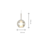 Odin – Luxury Elegant Glass Ball LED Pendant Lamp for Sophisticated Interiors Monalume