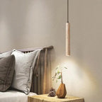 Lars – Cave Stone Long Tube LED Pendant Lamp for Natural, Modern Lighting Monalume