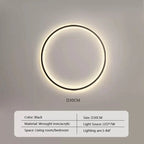 Luna – Modern Minimalist Dimmable LED Ring Wall Lamp for Sleek, Ambient Lighting Monalume