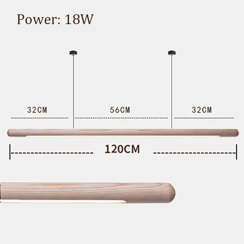 Nanne – Walnut Wooden Dining and Bar LED Pendant Lamp for Warm, Stylish Spaces Monalume