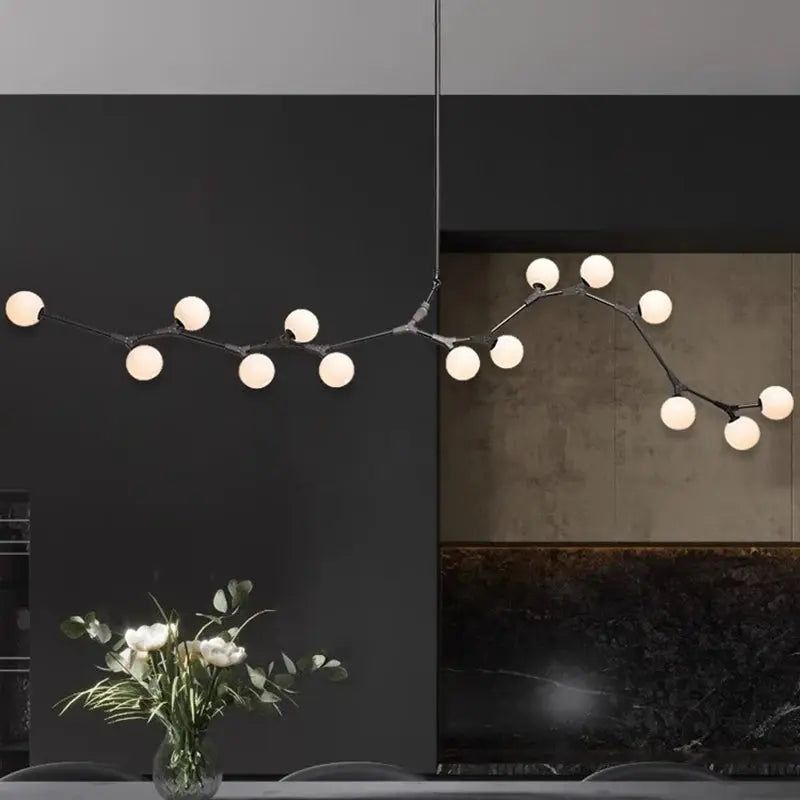 Viggo – Creative Branch-Style Extra-Long Dimmable LED Pendant Light for Dining Tables and Bars Monalume.com