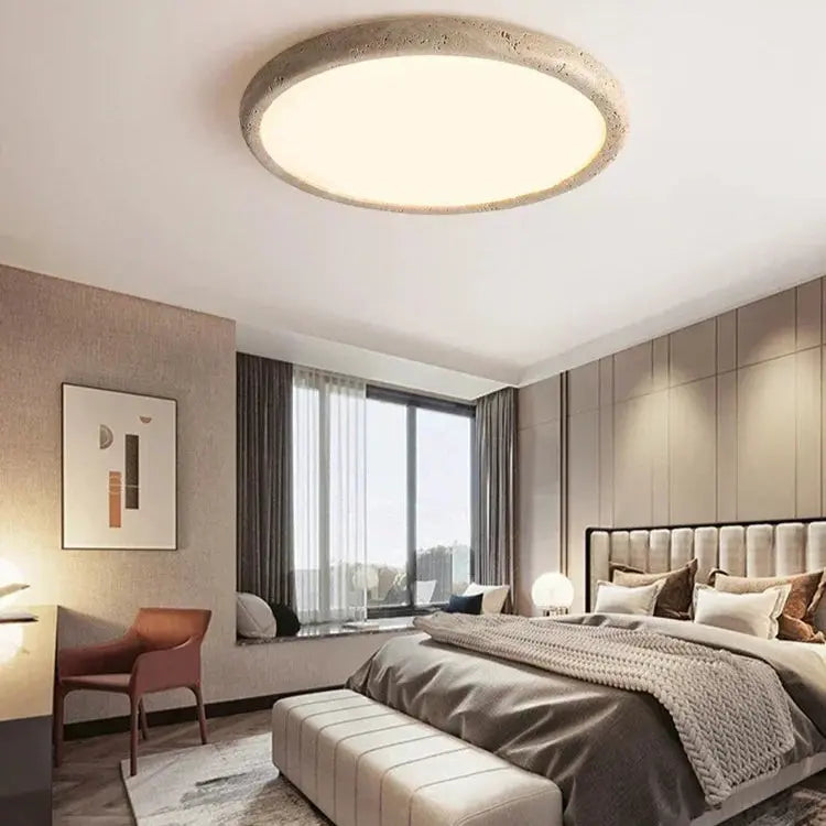 Mikael – Premium Natural Stone LED Ceiling Lamp for Elegant, Durable Lighting Monalume