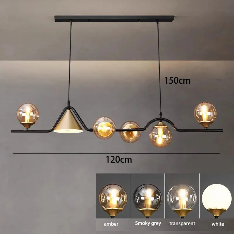 Larson – Dimmable Retro LED Pendant Light for Dining Tables and Bars Monalume.com