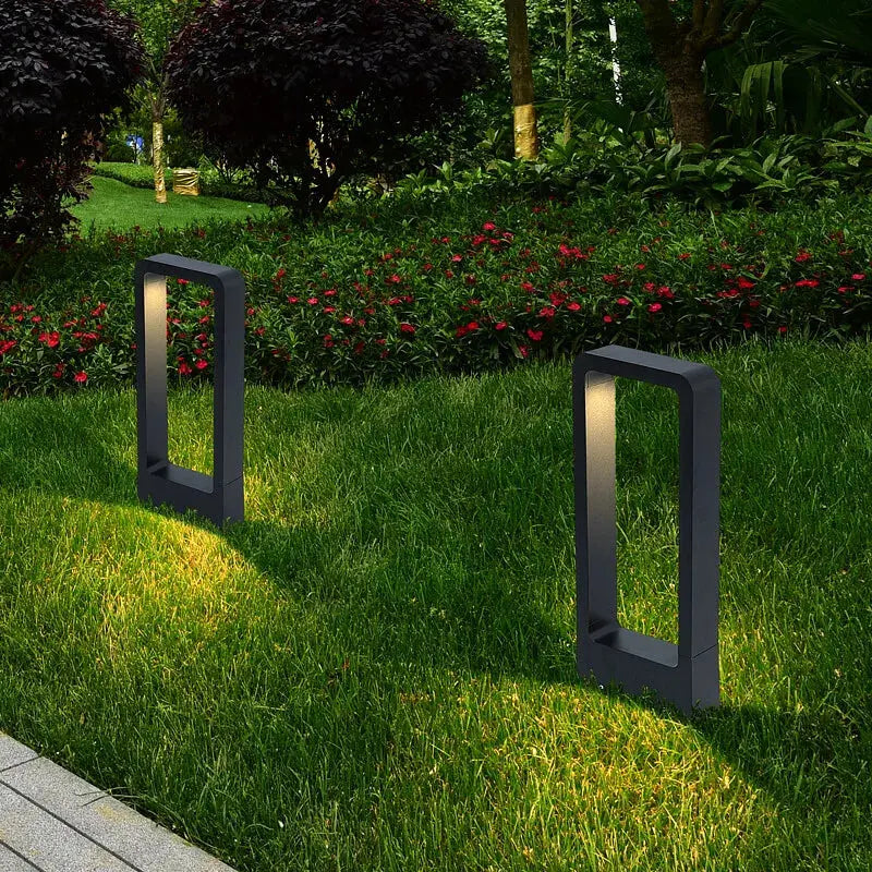 Modern Arch-Shaped IP65 Outdoor LED Floor Lamp for Stylish, Durable Lighting Monalume