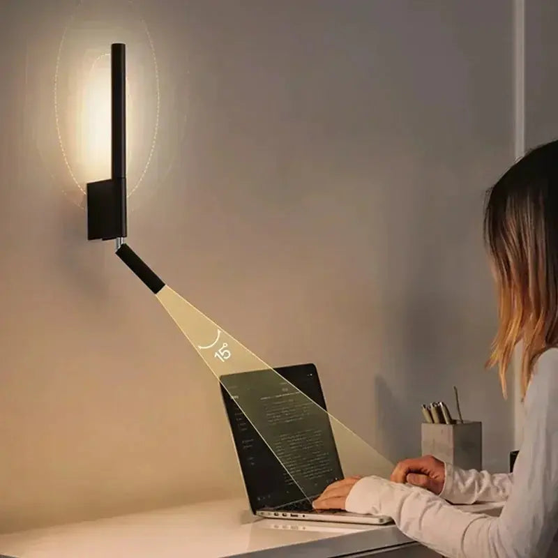 Hedda – Modern Bedside LED Spot Wall Lamp for Focused, Stylish Lighting Monalume