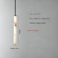 Aina – High-Quality Elegant Copper and Natural Marble LED Pendant Lamp for Luxury Interiors Monalume