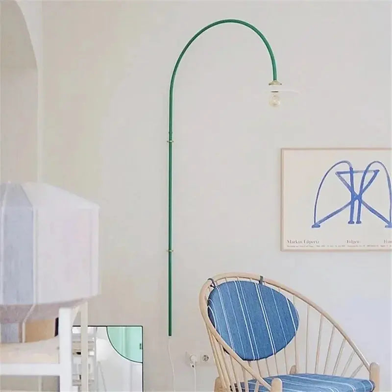 Zelda – Nordic Long-Pole Rotary Swing Arm LED Wall Lamp for Flexible Lighting Monalume