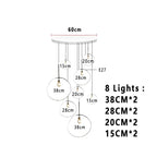 Elna – Modern Lava-Inspired Nordic LED PVC Ball Pendant Lamp for Bold, Stylish Lighting Monalume