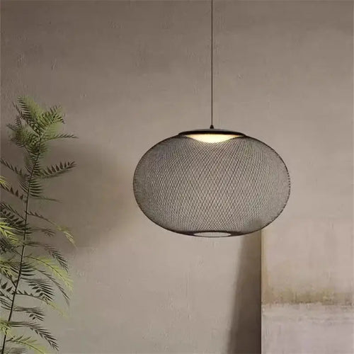 Agnes – Dimmable LED Pendant Light with Modern Metal Mesh Design Monalume.com