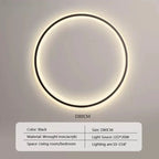 Luna – Modern Minimalist Dimmable LED Ring Wall Lamp for Sleek, Ambient Lighting Monalume